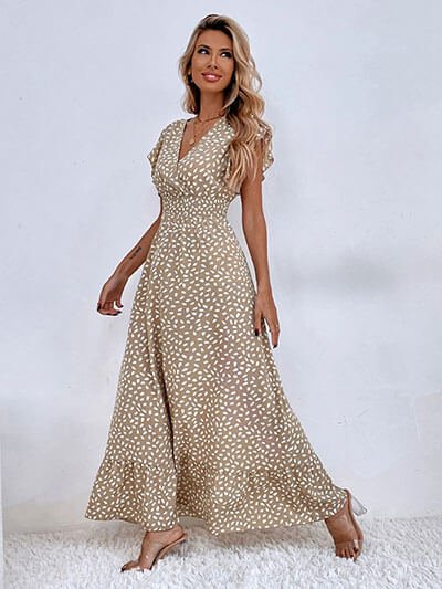Maxi dress in floral